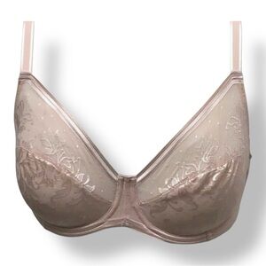 Wacoal Women’s Net Effect Underwire Bra, Rose Dust, size 34DD